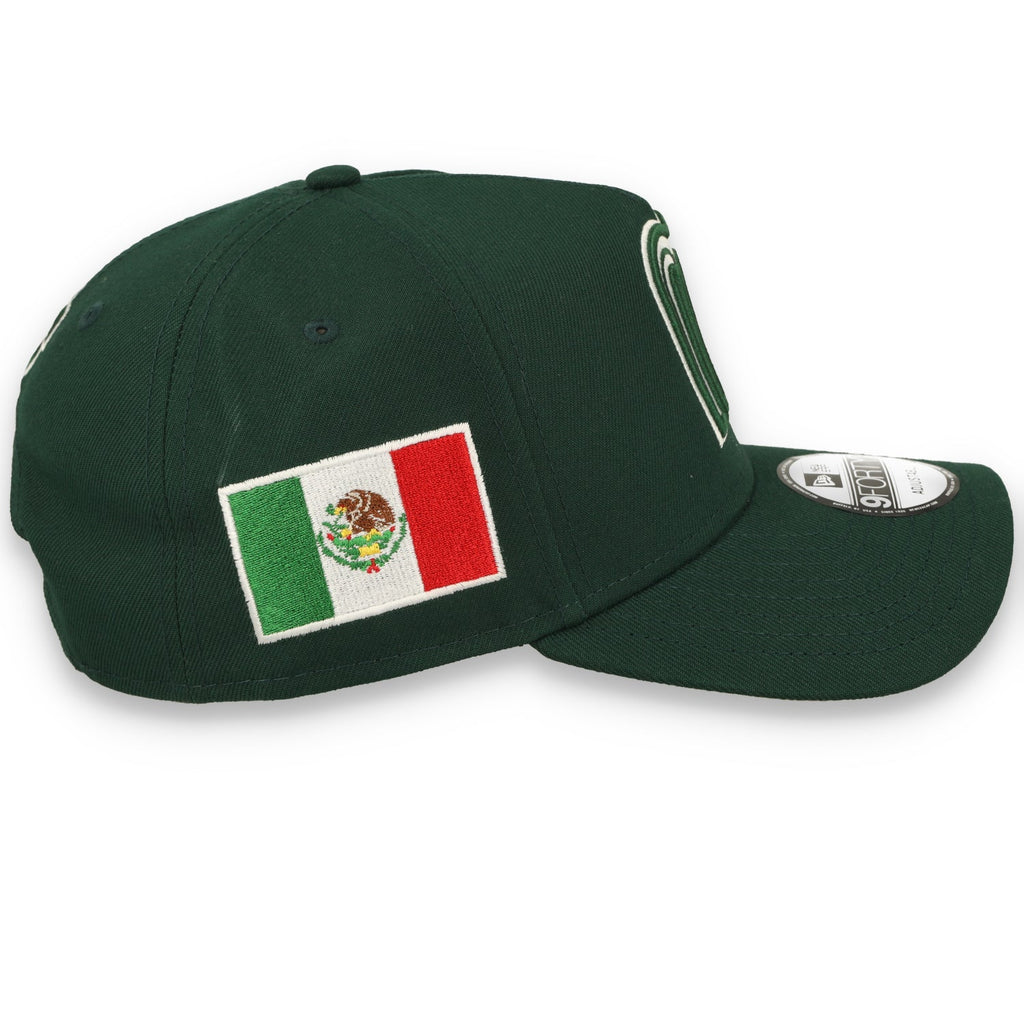 New Era Mexico WBC 9FORTY A-Frame Snapback Hat-Dark Green product image 4, provided for visual reference and product detail