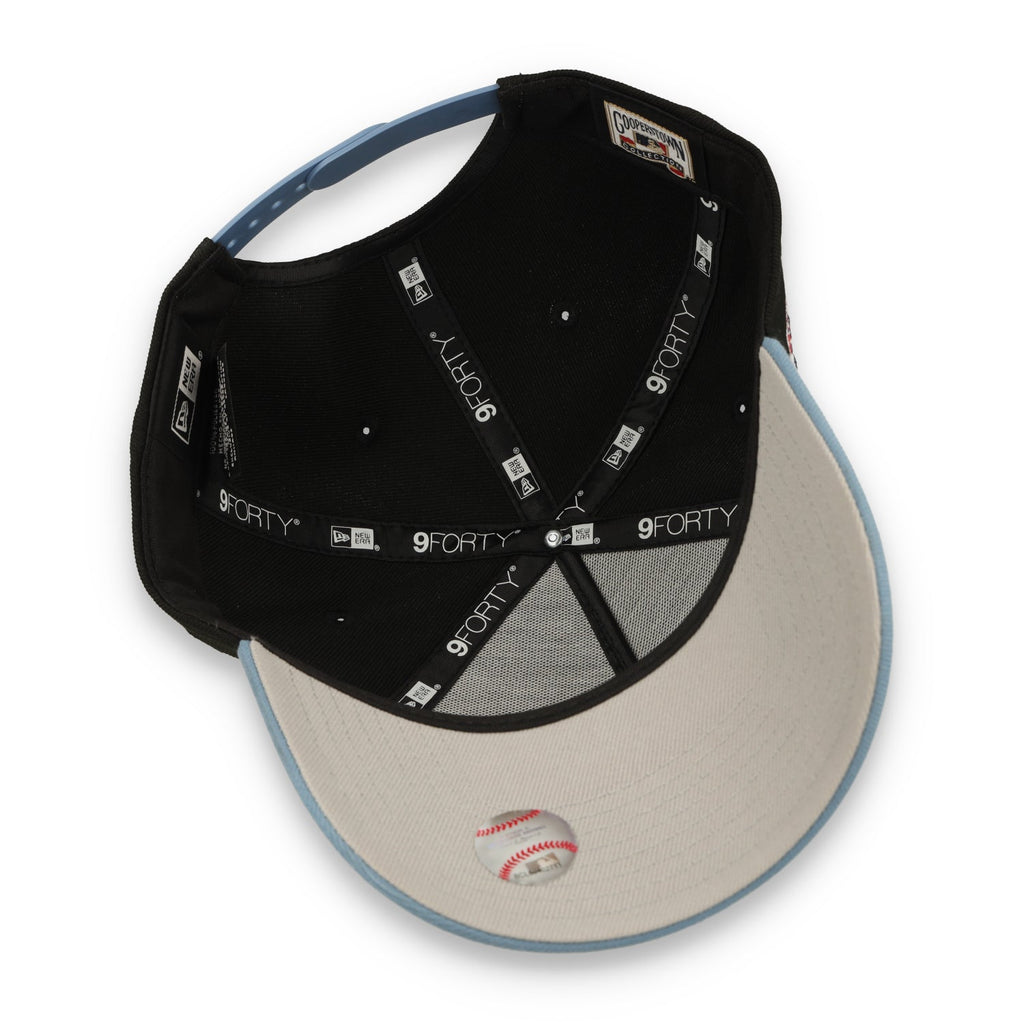 New Era San Francisco Giants Battle Of the Bay 9FORTY A-Frame Snapback Hat-Black/Faded Blue product image 7, provided for