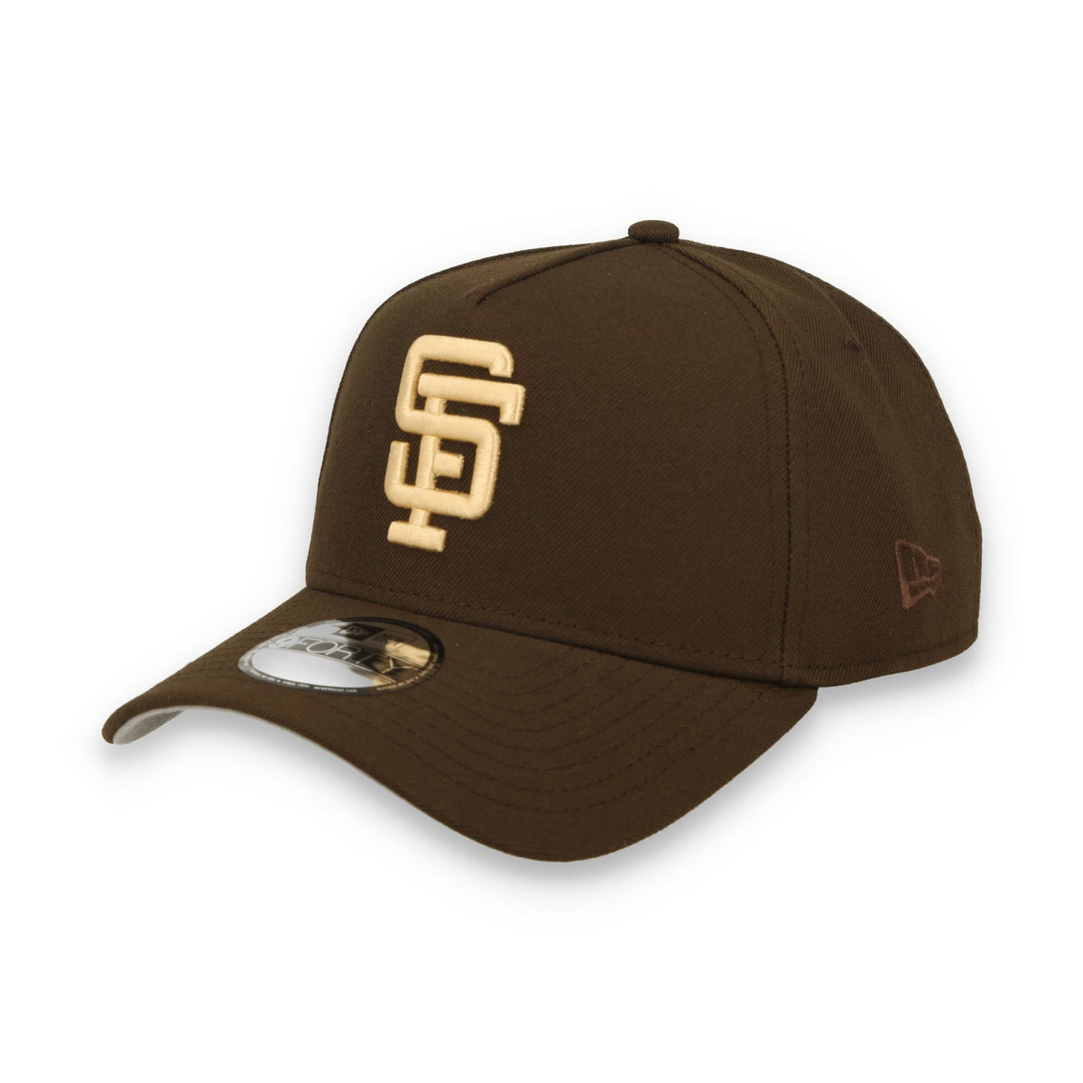 New Era San Francisco Giants 1989 World Series 9FORTY A-Frame Snapback Hat-Brown product image 2, provided for visual