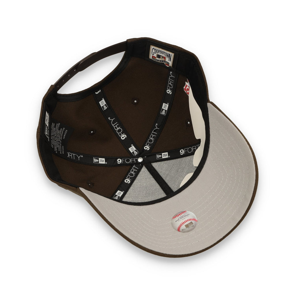 New Era San Francisco Giants 1989 World Series 9FORTY A-Frame Snapback Hat-Brown product image 7, provided for visual