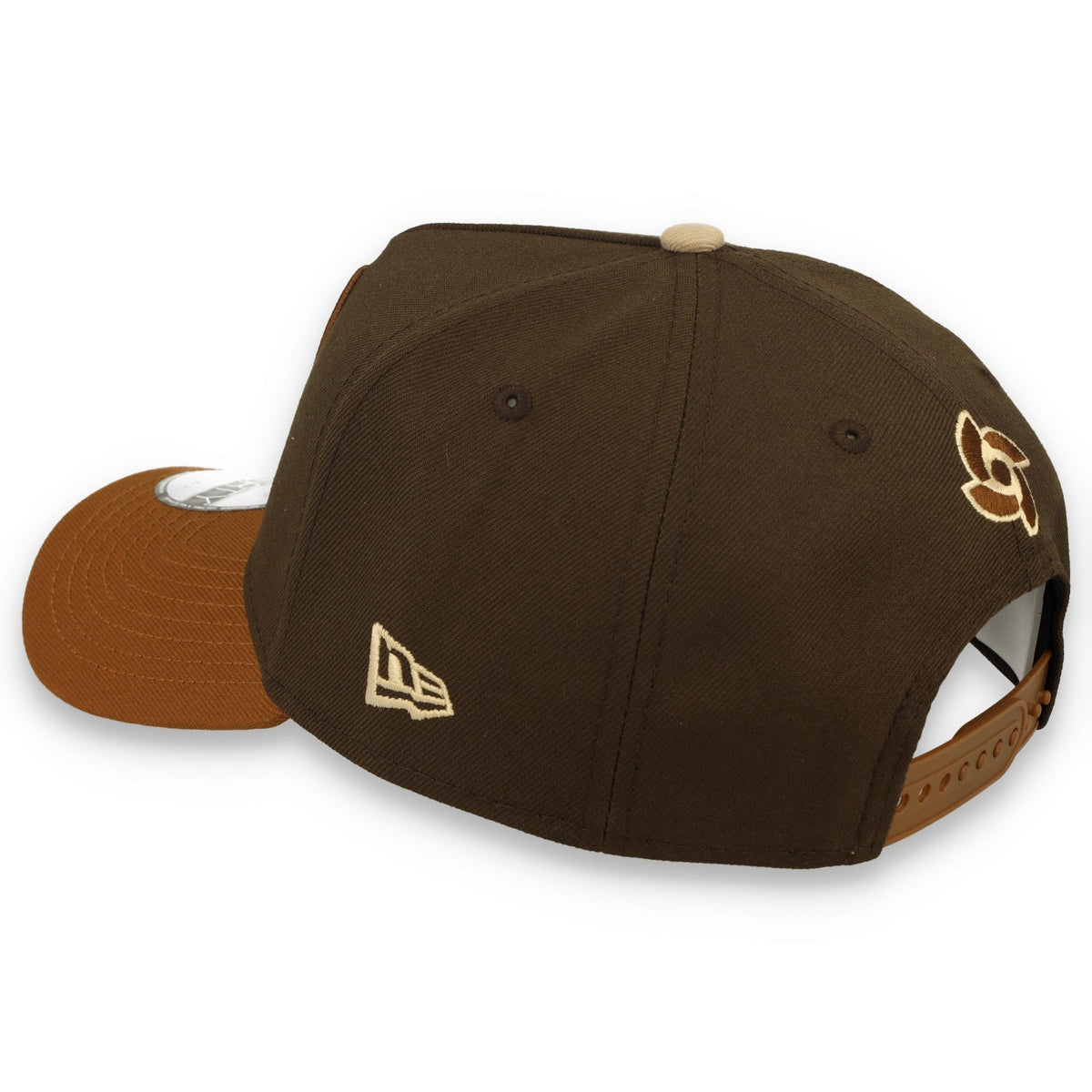 New Era Mexico WBC 9FORTY A-Frame Snapback Hat-Walnut brown product image 6, provided for visual reference and product