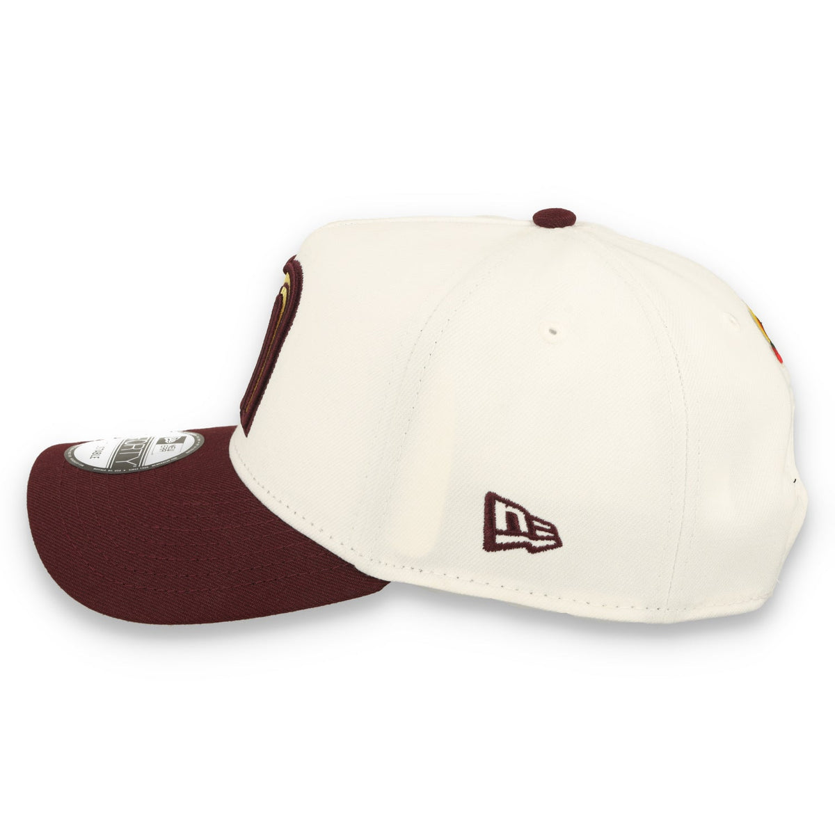 New Era Mexico WBC 9FORTY A-Frame Snapback Hat-White/Maroon product image 5, provided for visual reference and product