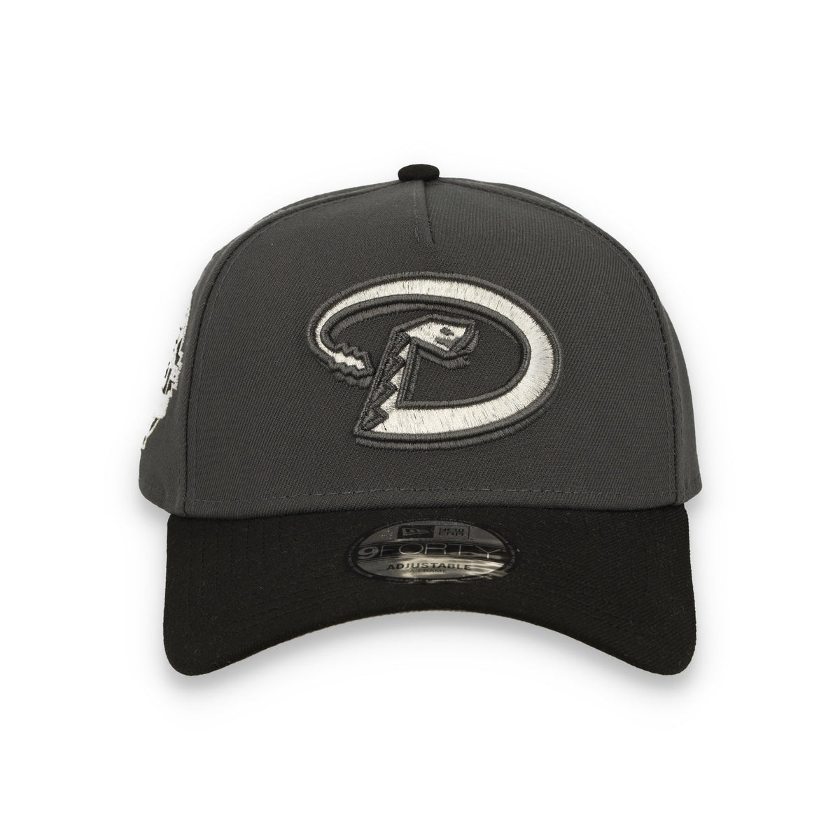 New Era Arizona Diamondbacks 25th Anniversary 9FORTY A-Frame Snapback Hat-Dark Gray/Black product image 2, provided for
