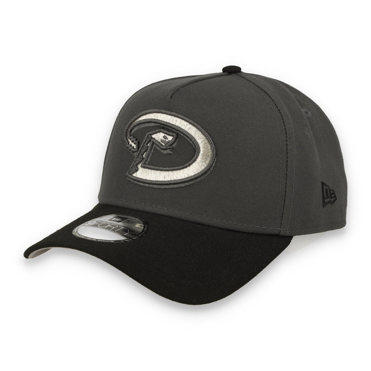 New Era Arizona Diamondbacks 25th Anniversary 9FORTY A-Frame Snapback Hat-Dark Gray/Black product image 3, provided for