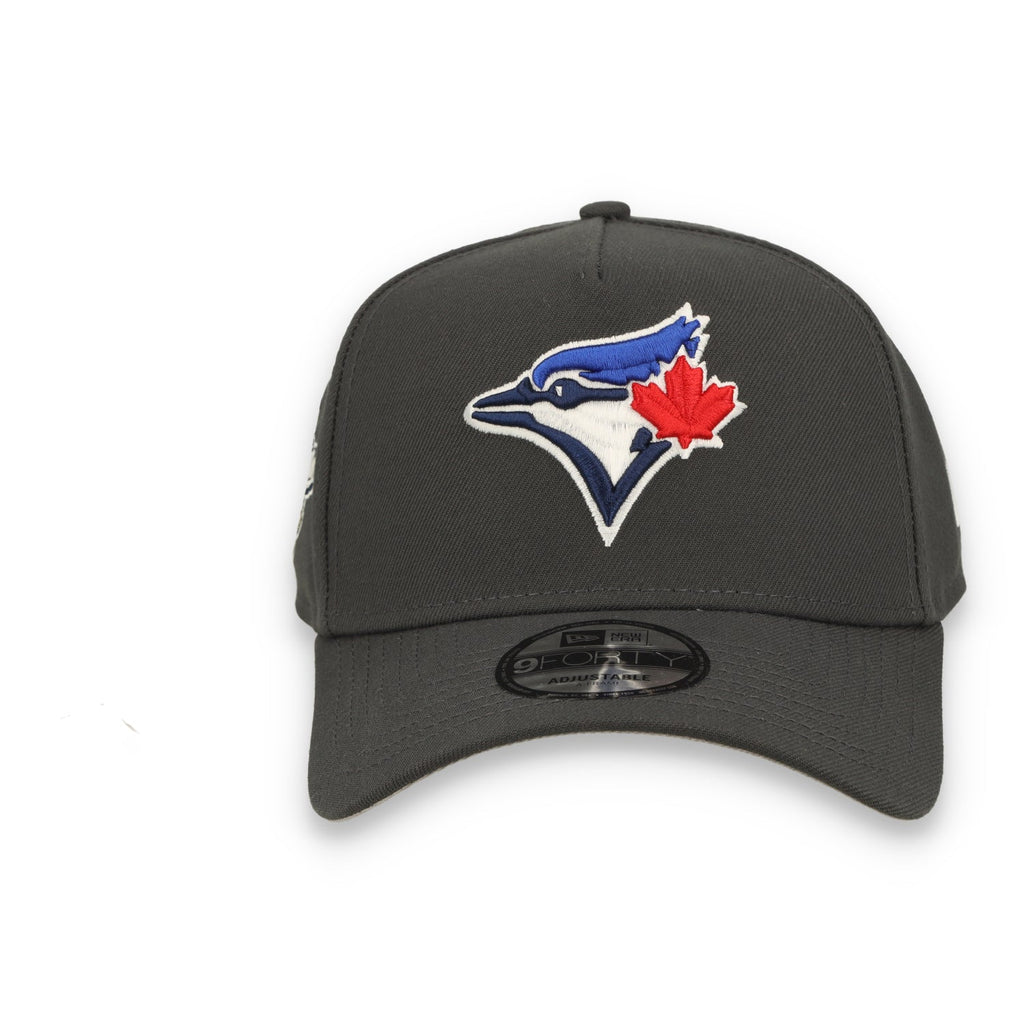 New Era Toronto Blue Jays 2025 World Series 9FORTY A-Frame Snapback Hat-Dark Gray product image 3, provided for visual