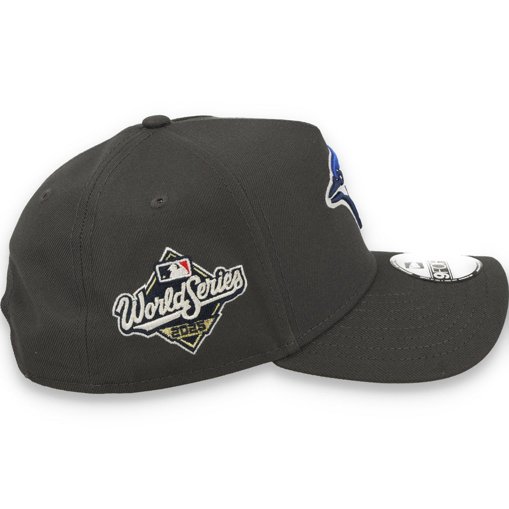 New Era Toronto Blue Jays 2025 World Series 9FORTY A-Frame Snapback Hat-Dark Gray product image 5, provided for visual
