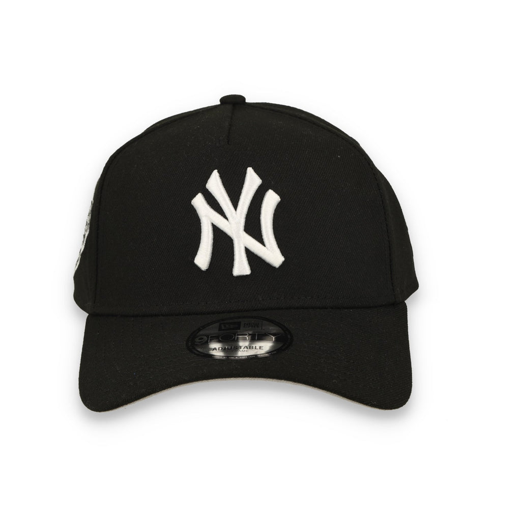 New Era New York Yankees 1999 World Series Side Patch A Frame 9FORTY Adjustable Hat-Black/White product image 3, provided