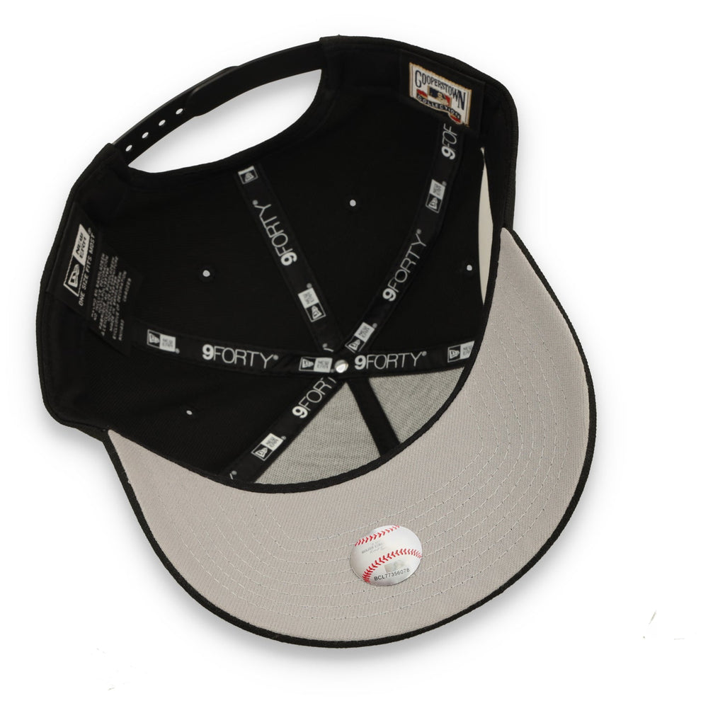 New Era New York Yankees 1999 World Series Side Patch A Frame 9FORTY Adjustable Hat-Black/White product image 7, provided