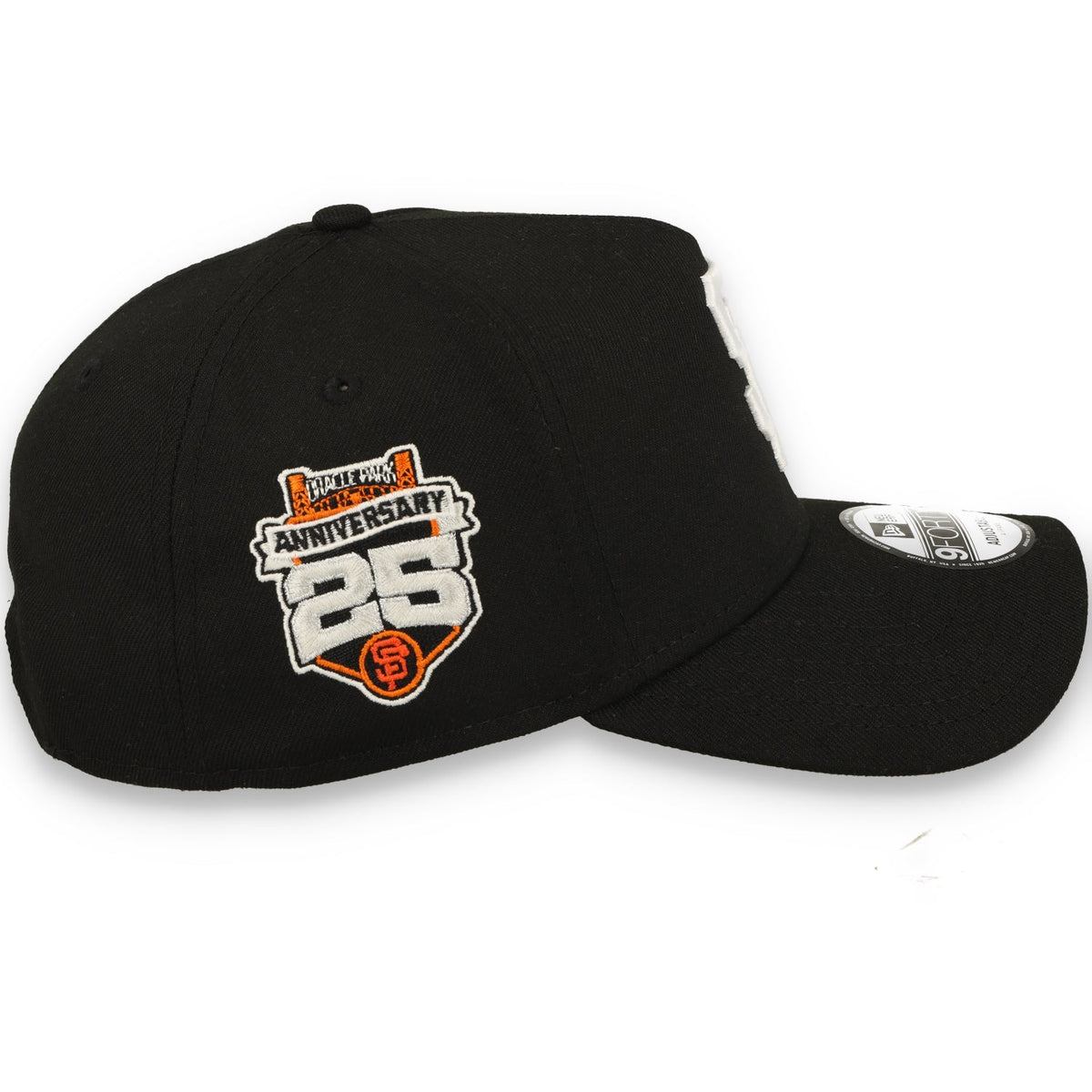 New Era San Francisco Giants 25th Anniversary 9FORTY A-Frame Snapback Hat-Black product image 4, provided for visual