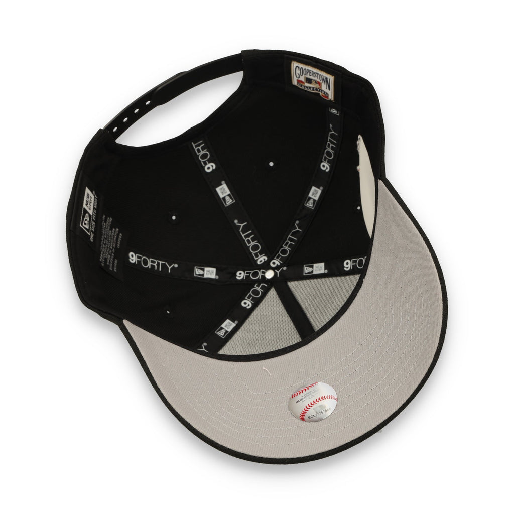 New Era San Francisco Giants 25th Anniversary 9FORTY A-Frame Snapback Hat-Black product image 7, provided for visual