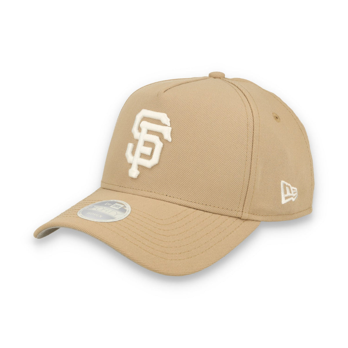 SAN FRANCISCO GIANTS 9-FORTY A-FRAME Snapback- KHAKI/WHITE LOGO product image 2, provided for visual reference and product