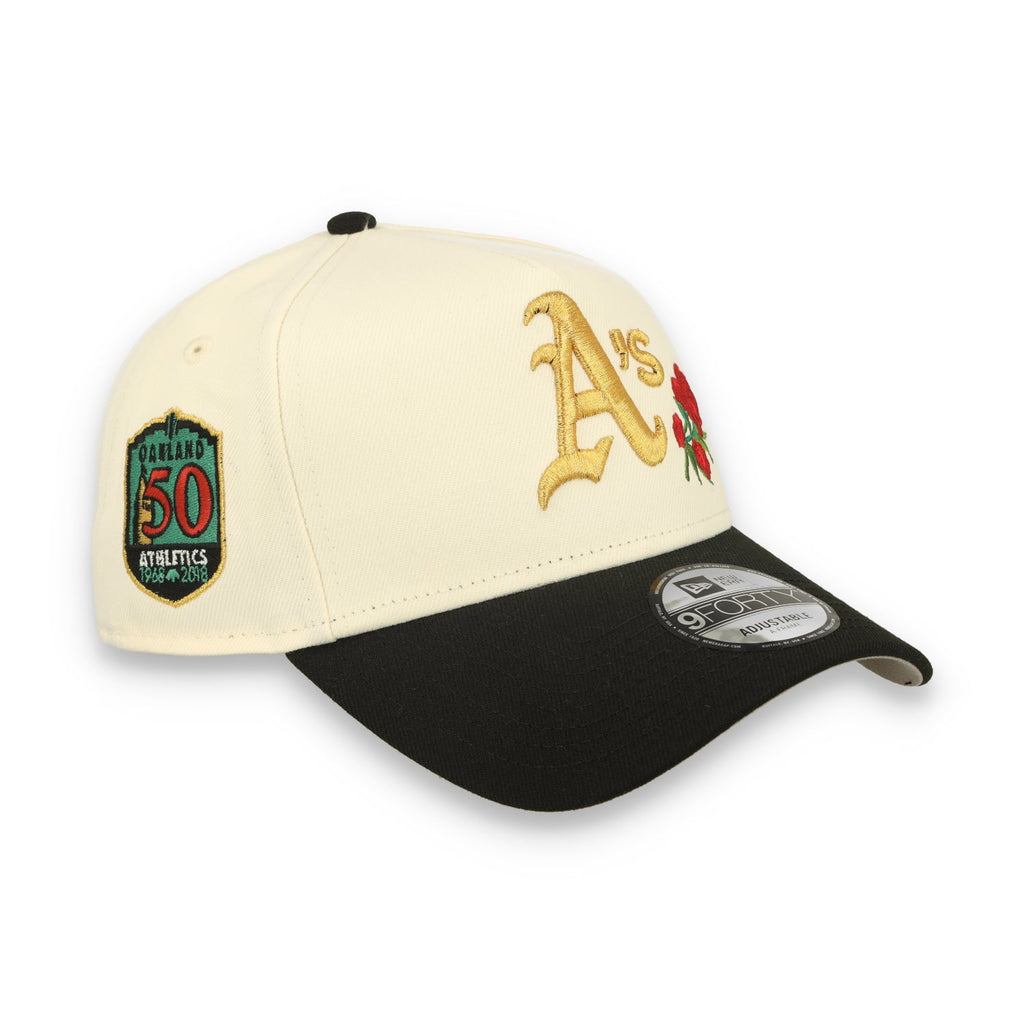 New Era Oakland Athletics "50 years Anniversary" Side Patch - A Frame 9forty Adjustable Hat product image 6, provided for