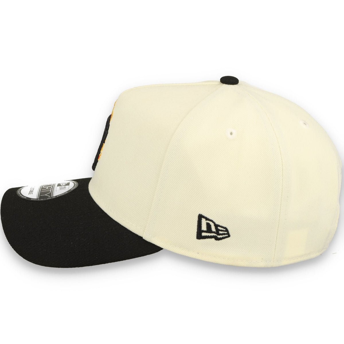 New Era San Francisco Giants Team Fire 9FORTY A-Frame Snapback Hat-Chrome White product image 4, provided for visual