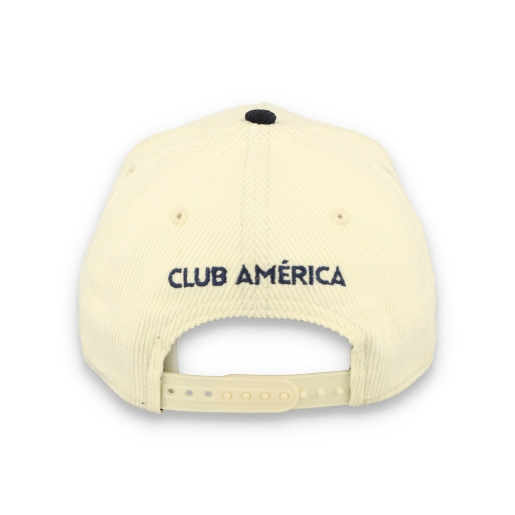 New Era Club America Corduroy 9Forty Adjustable Hat-Chrome/Navy product image 6, provided for visual reference and product