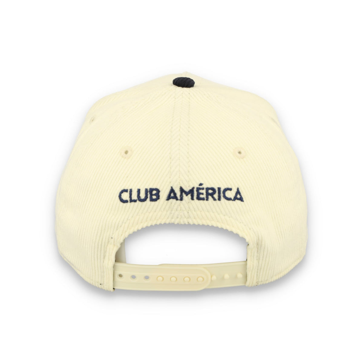 New Era Club America Corduroy 9Forty Adjustable Hat-Chrome/Navy product image 6, provided for visual reference and product