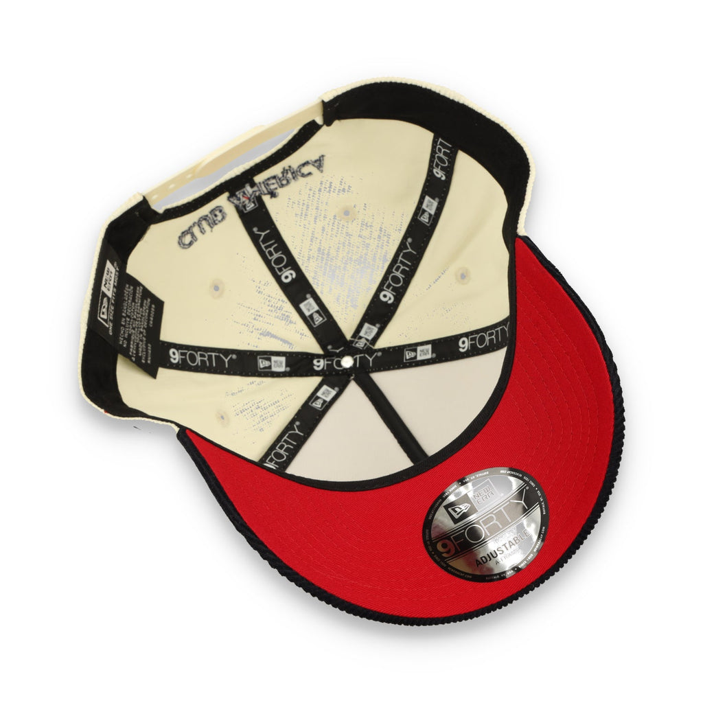 New Era Club America Corduroy 9Forty Adjustable Hat-Chrome/Navy product image 7, provided for visual reference and product