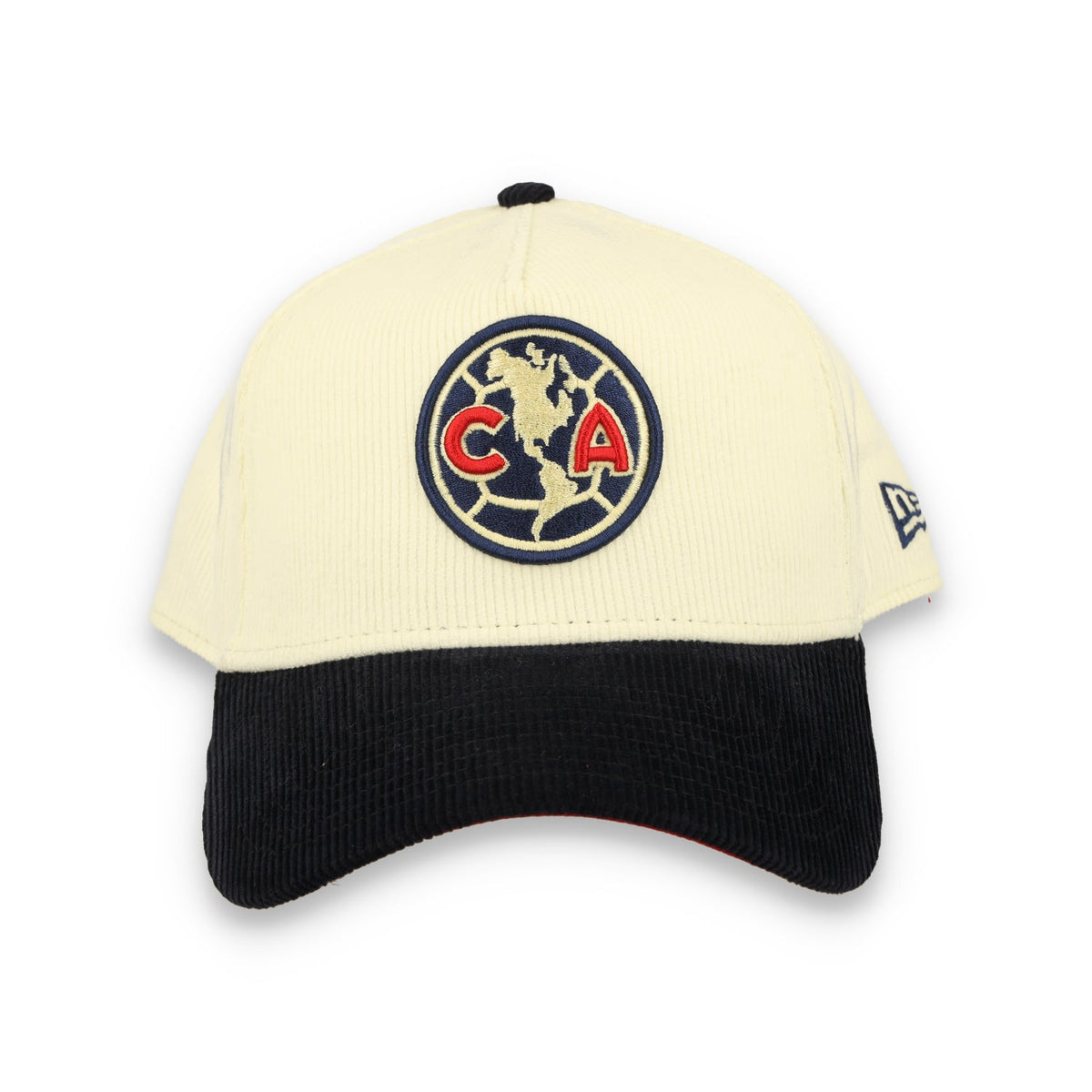 New Era Club America Corduroy 9Forty Adjustable Hat-Chrome/Navy product image 3, provided for visual reference and product