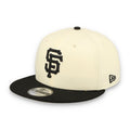New Era San Francisco Giants 9Fifty Snapback - Chrome/Black product image 1, provided for visual reference and product