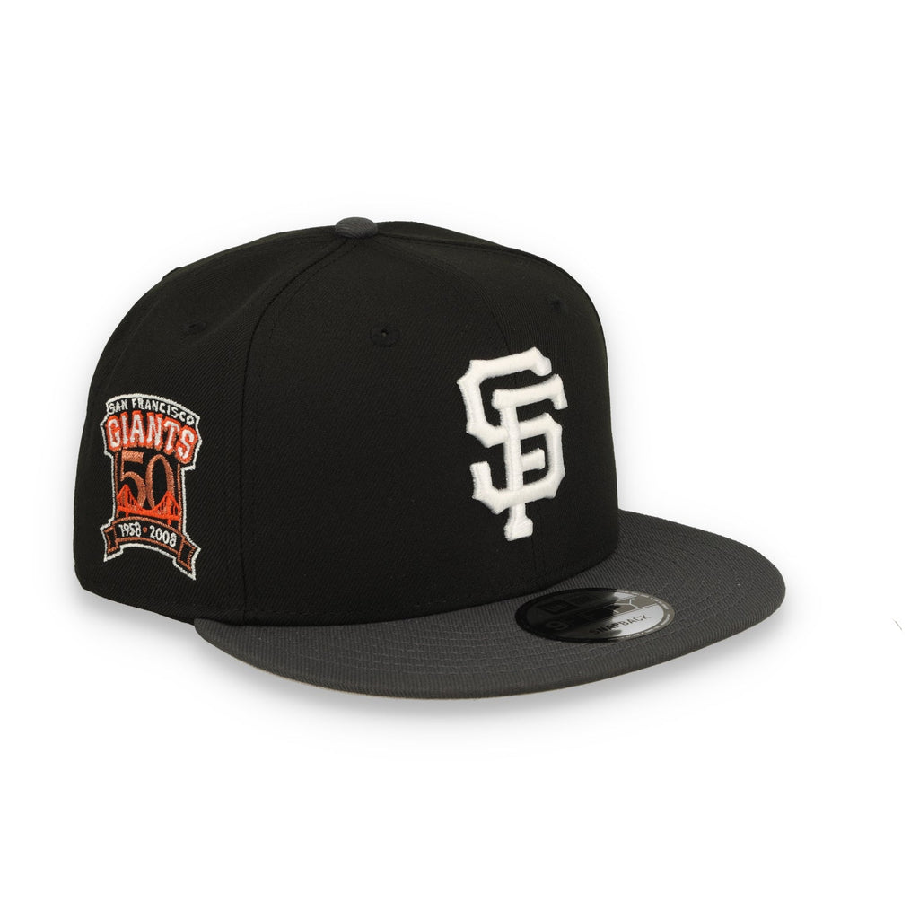 New Era San Francisco Giants 9Fifty Snapback 50Years Side Patch - Black/Grey product image 2, provided for visual reference