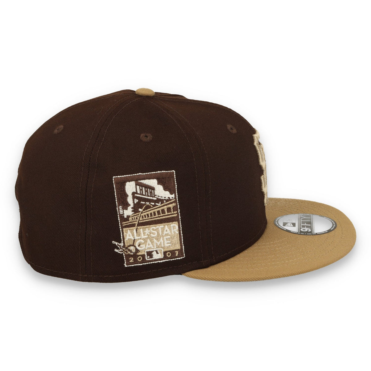 New Era San Francisco Giants 9Fifty Snapback 2007 All Star Game - Brown product image 4, provided for visual reference and