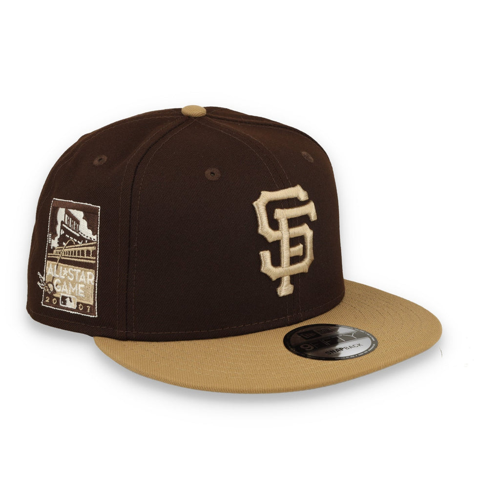 New Era San Francisco Giants 9Fifty Snapback 2007 All Star Game - Brown product image 2, provided for visual reference and