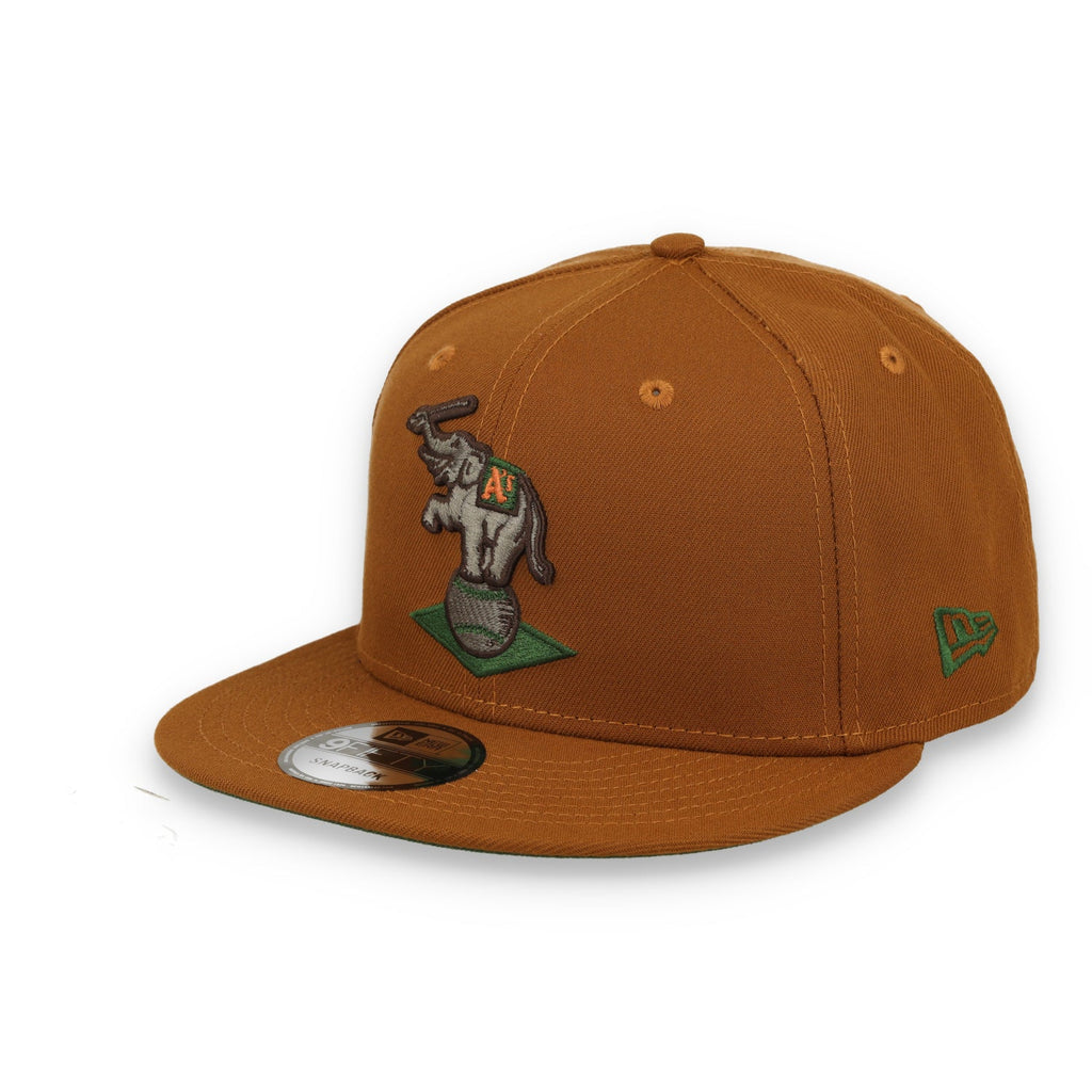 New Era Oakland Athletics 9FIFTY Snapback Hat - Toasted Almond product image 1, provided for visual reference and product