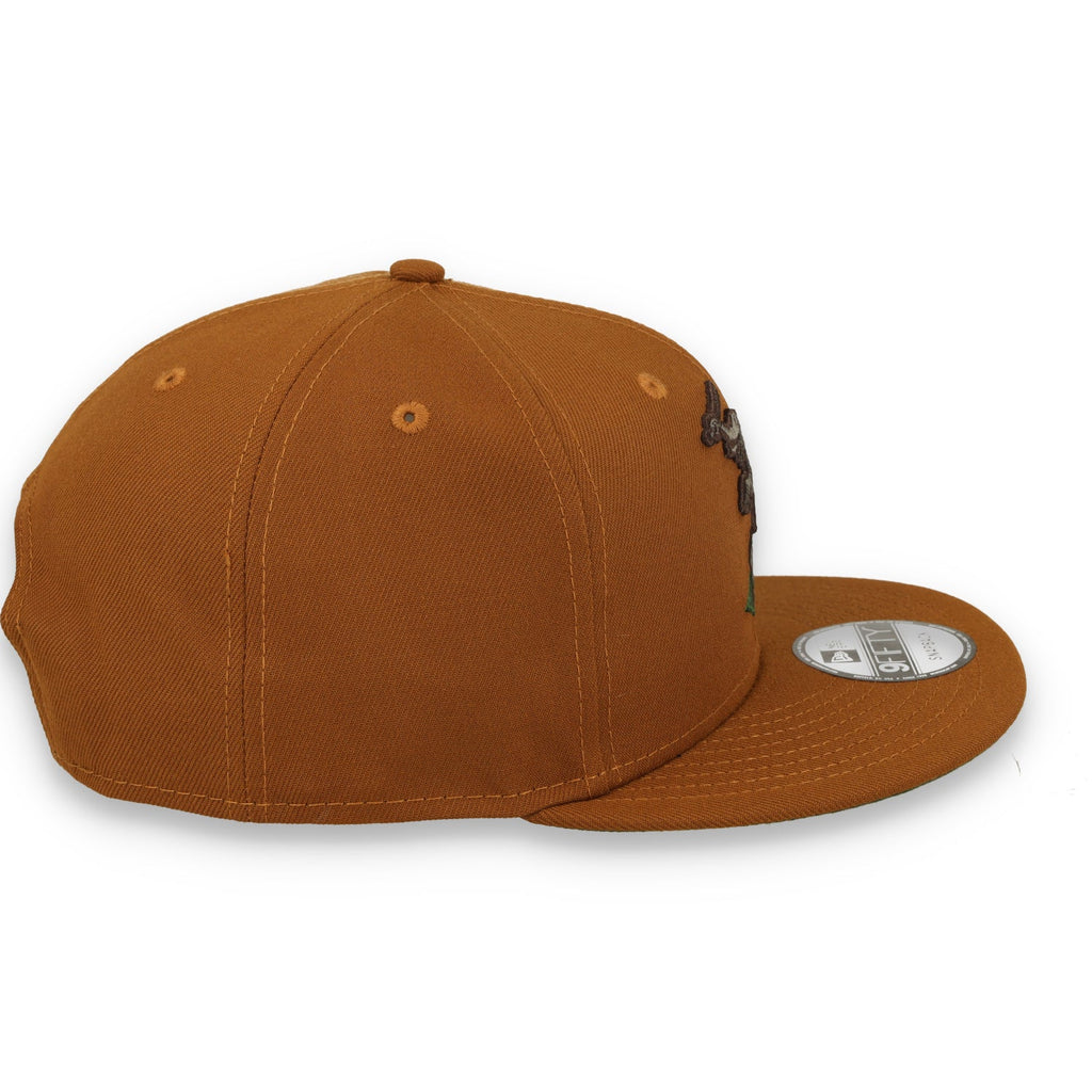 New Era Oakland Athletics 9FIFTY Snapback Hat - Toasted Almond product image 5, provided for visual reference and product