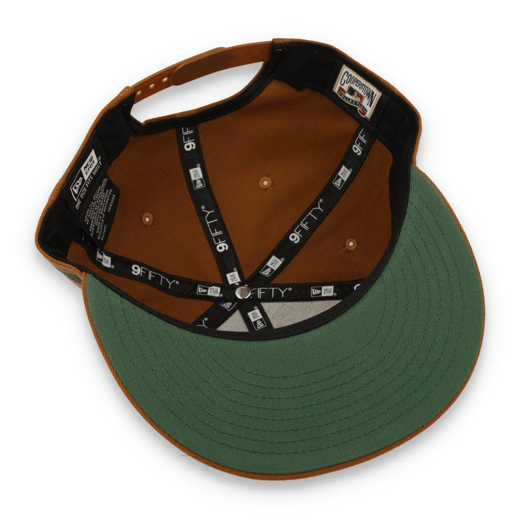 New Era Oakland Athletics 9FIFTY Snapback Hat - Toasted Almond product image 7, provided for visual reference and product