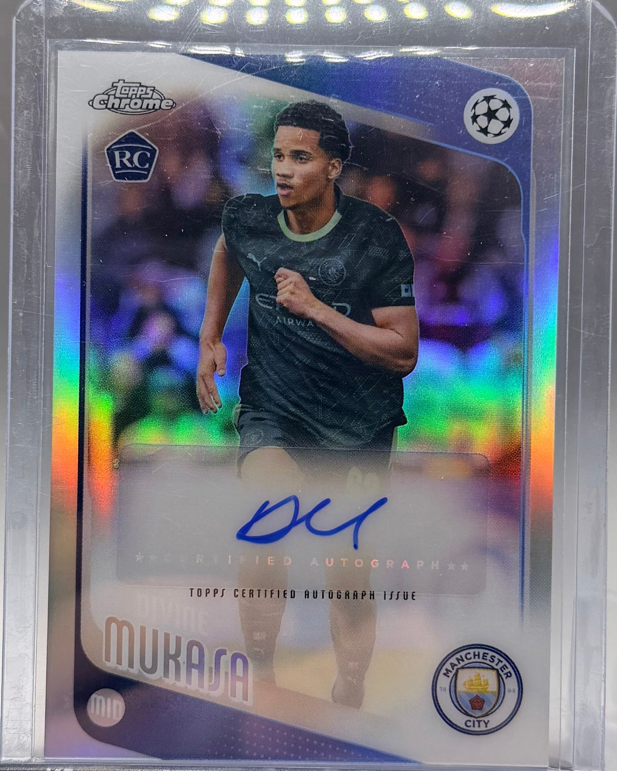 25-26 Topps Chrome Ucc Divine Mukasa Auto product image 1, provided for visual reference and product detail review