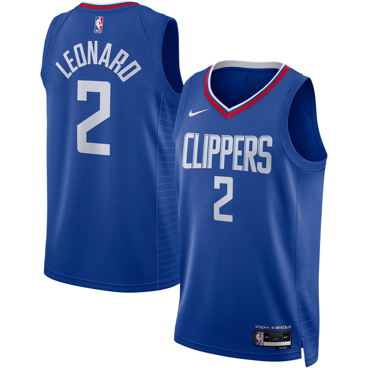 Kawhi Leonard Los Angeles Clippers Icon Edition Swingman Jersey - Unisex product image 1, provided for visual reference and