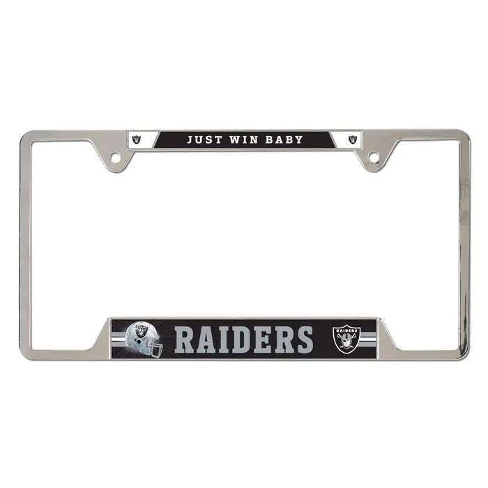 Las Vegas Raiders Metal License Plate Frame product image 1, provided for visual reference and product detail review