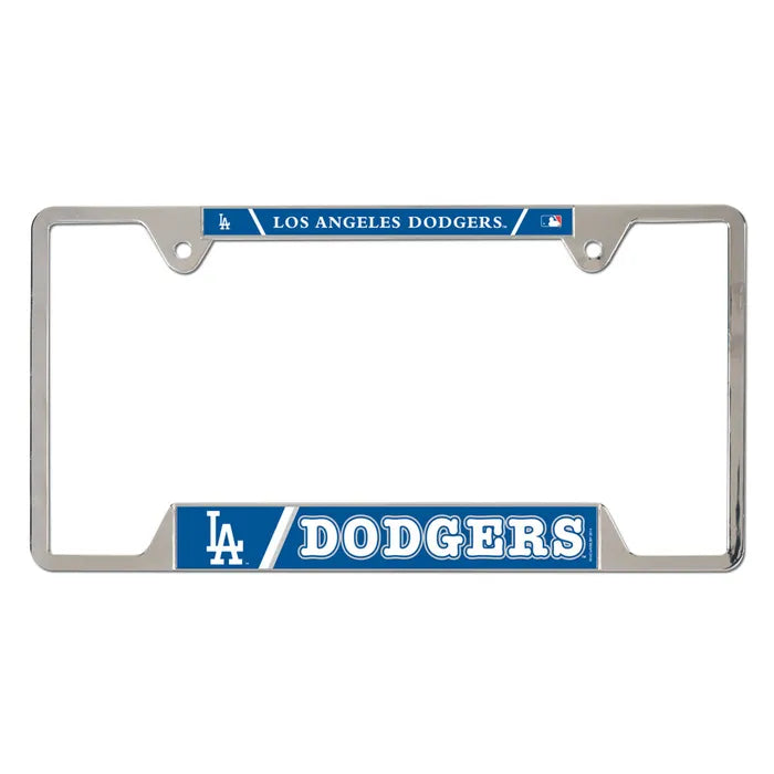 Los Angeles Dodgers Metal License Plate Frame product image 1, provided for visual reference and product detail review