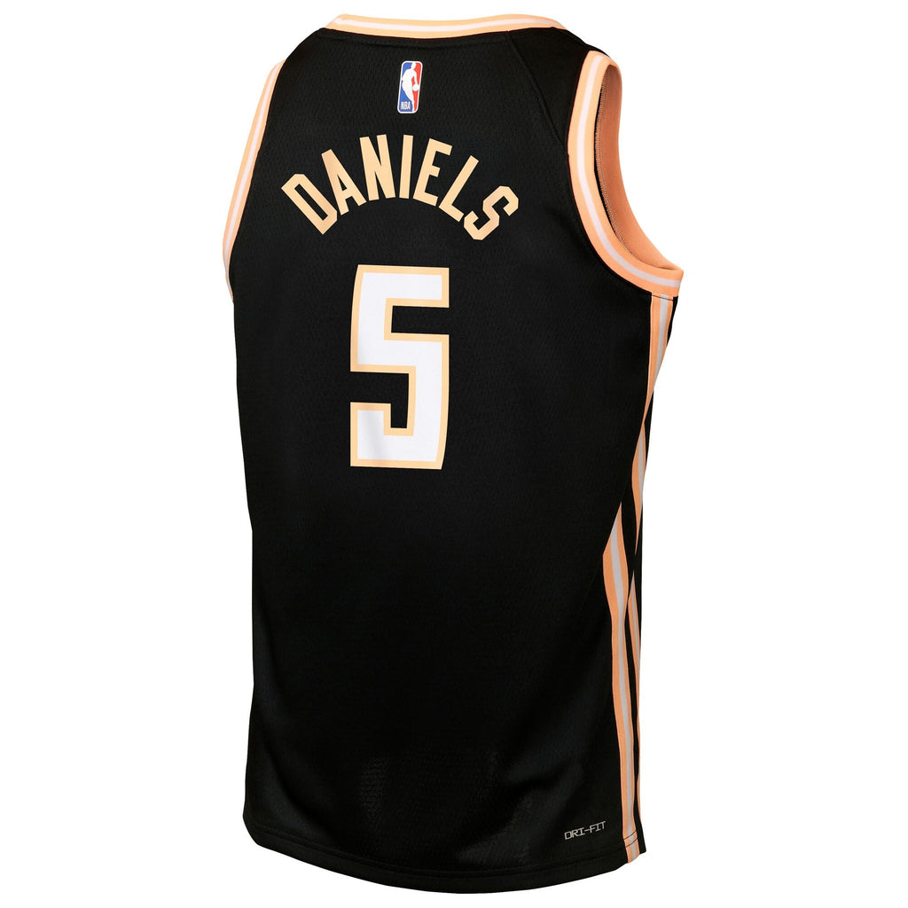 Dyson Daniels Atlanta Hawks 2025/26 City Edition Swingman Jersey - Black - Youth product image 4, provided for visual