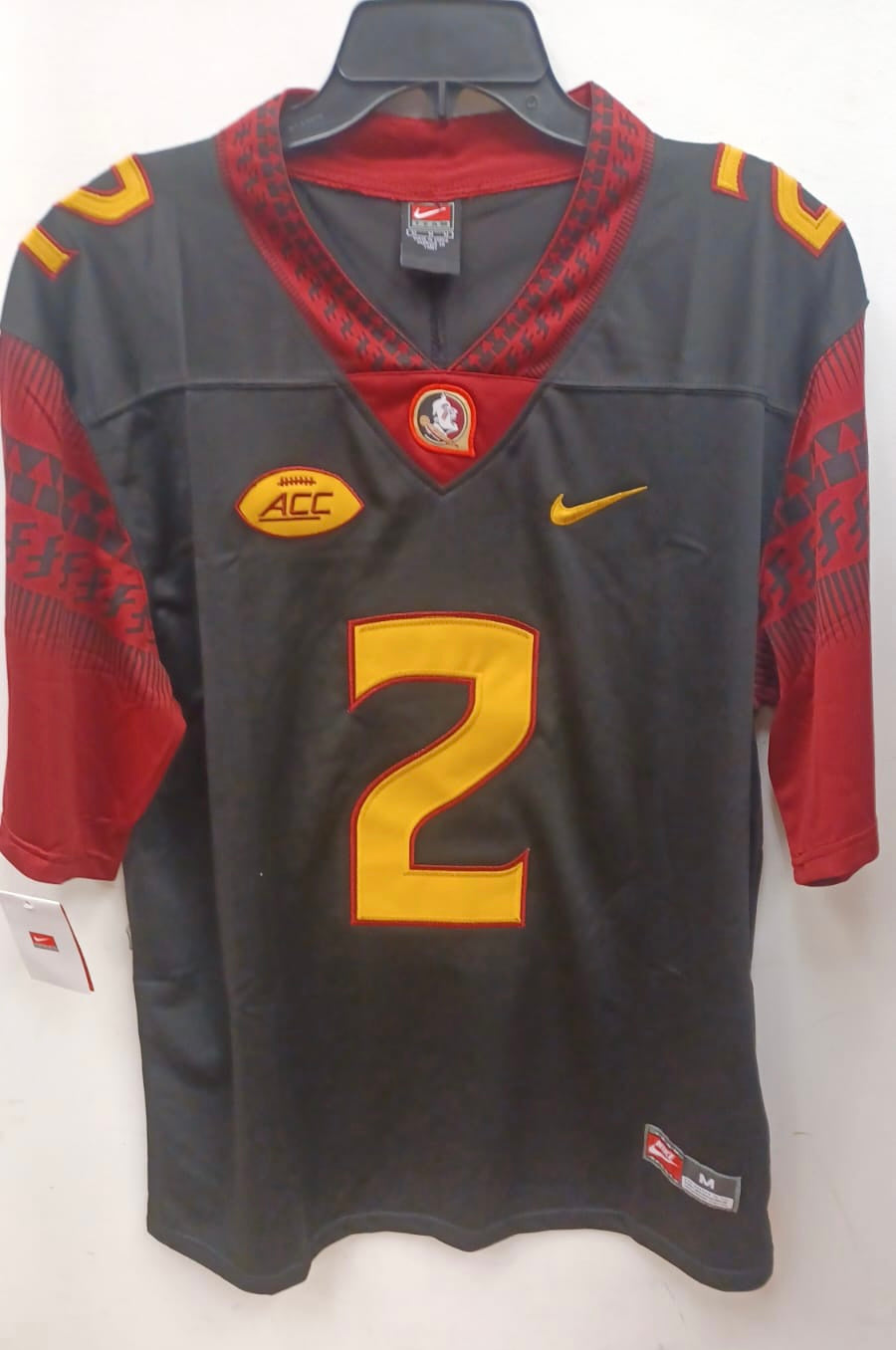 Deion Sanders Florida State Seminoles Jersey Black gold product image 2