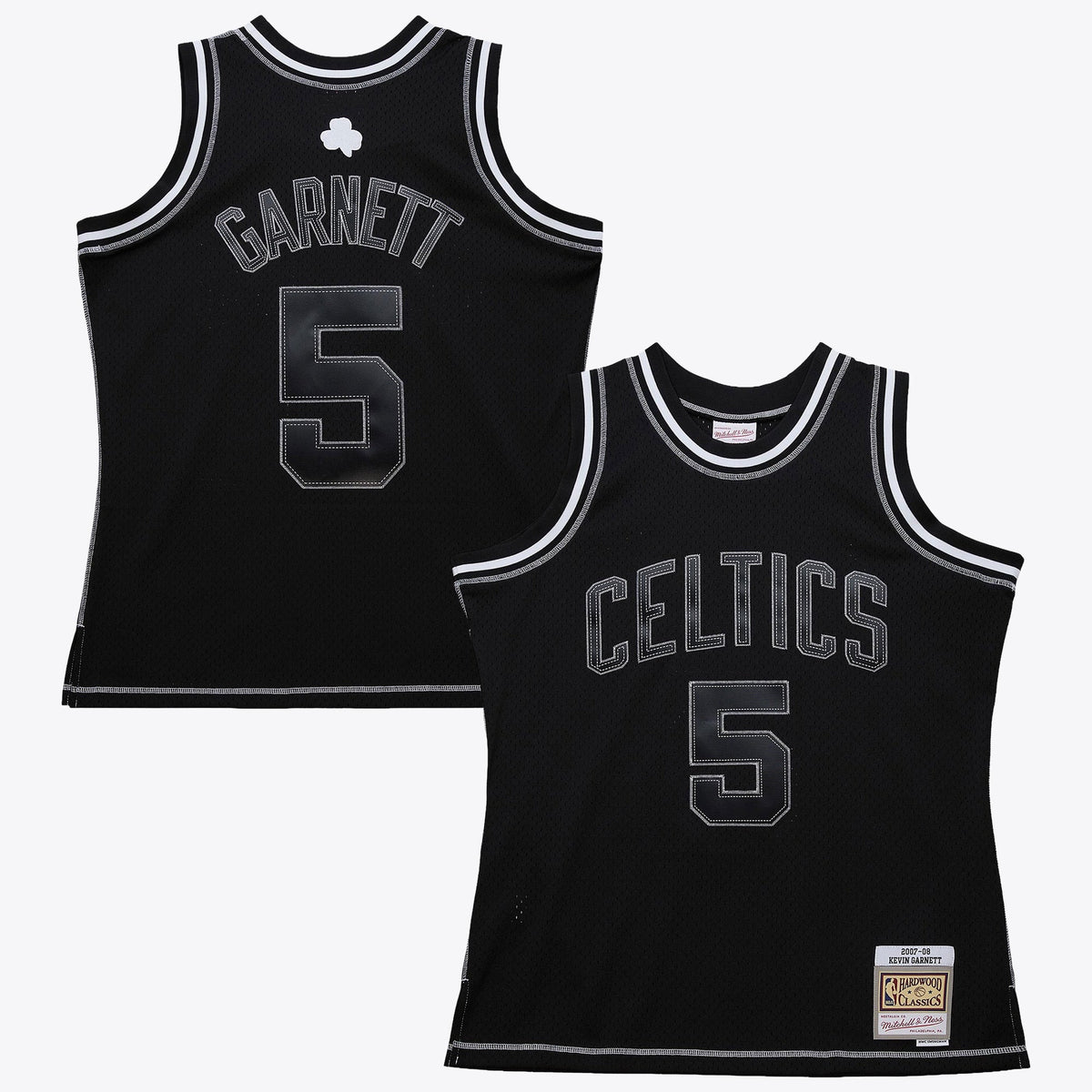 Kevin Garnett Boston Celtics 2007 Contrast 2K Swingman Jersey - Black product image 2, provided for visual reference and