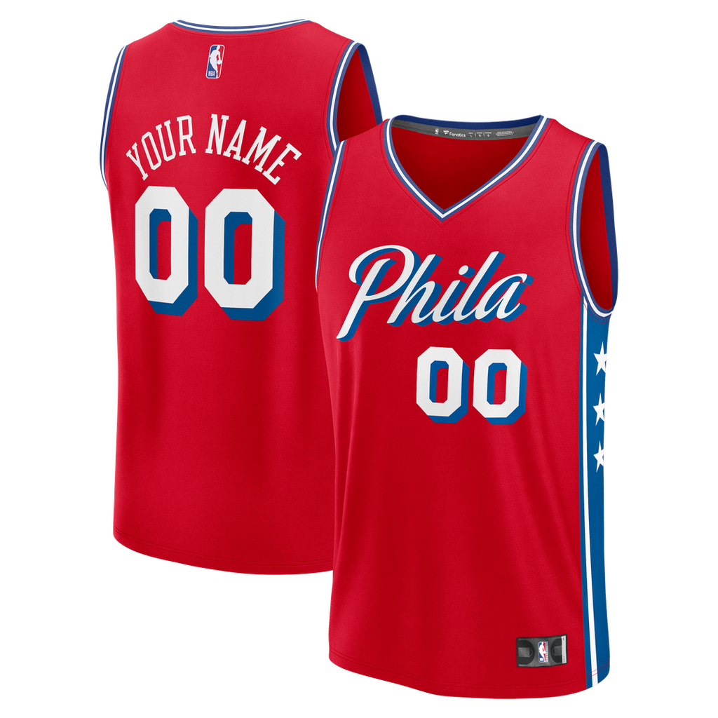 Philadelphia 76ers Fanatics Fast Break Custom Jersey - Icon product image 10