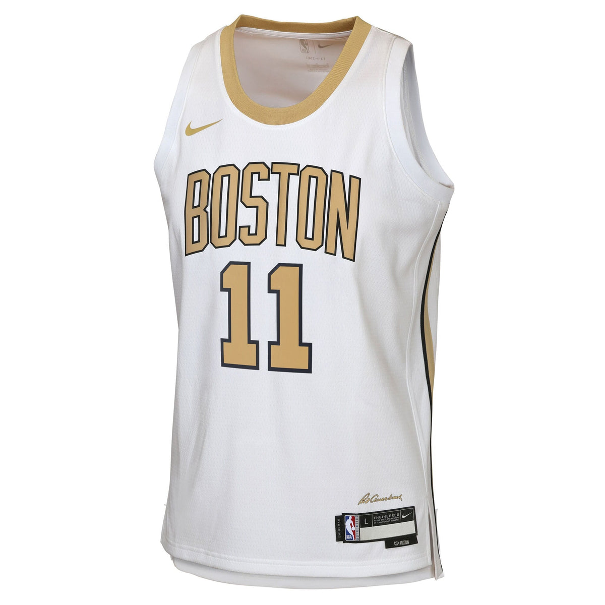 Payton Pritchard Boston Celtics 2025/26 City Edition Swingman Jersey - White - Youth product image 3, provided for visual