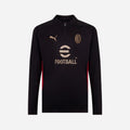 PUMA MENS AC MILAN QUARTER-ZIP TRAINING TOP - Black product image 1, provided for visual reference and product detail review