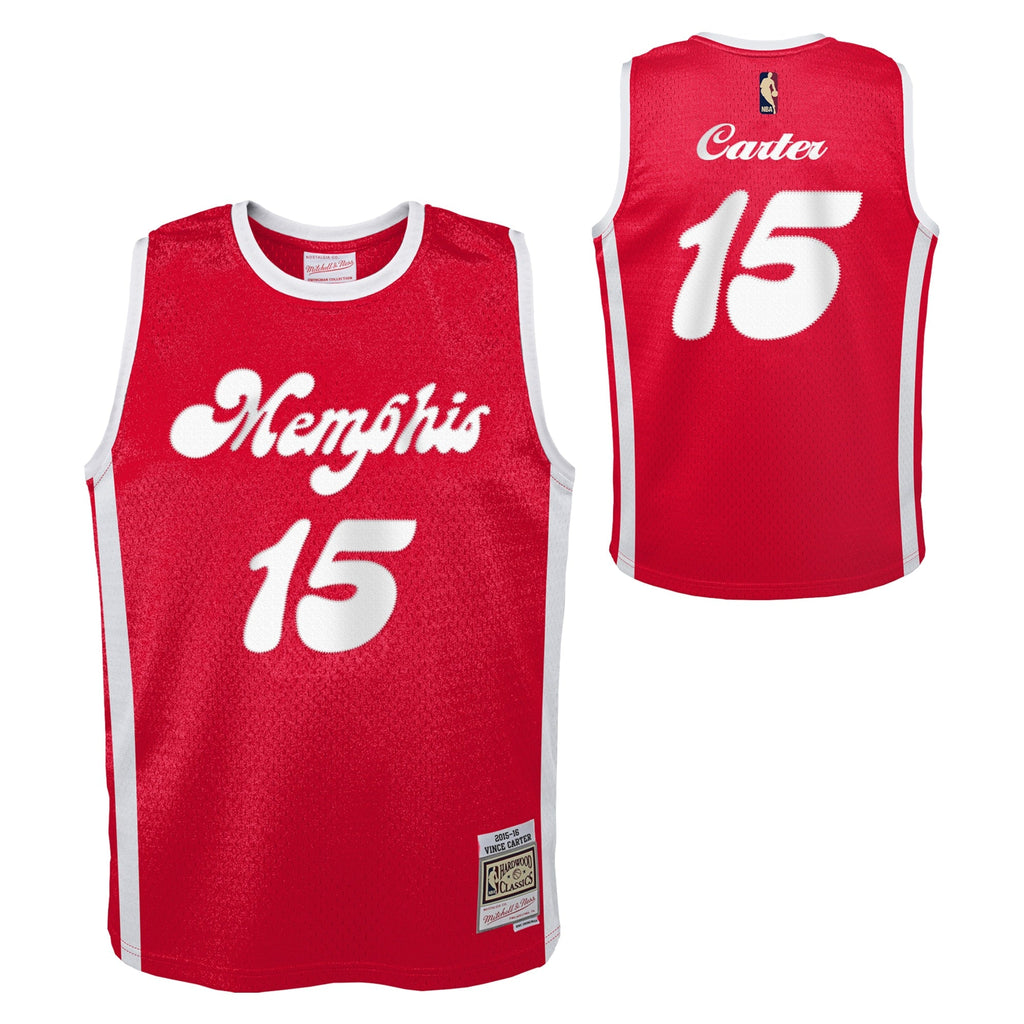 Vancouver Grizzlies Hardwood Classics Icon Jersey - Youth product image 1, provided for visual reference and product detail