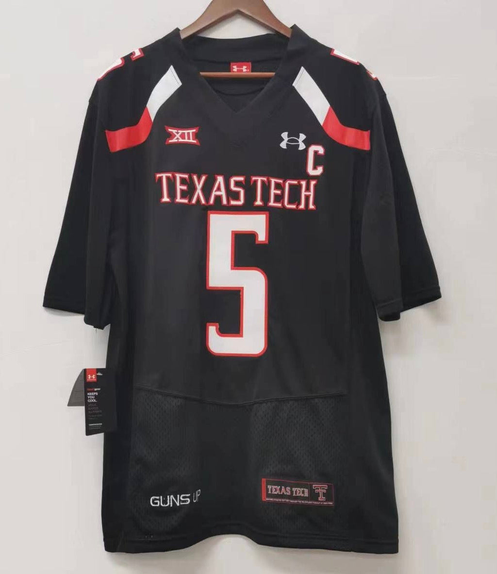 Patrick Mahomes Texas Tech Official NCAA Jersey black product image 4