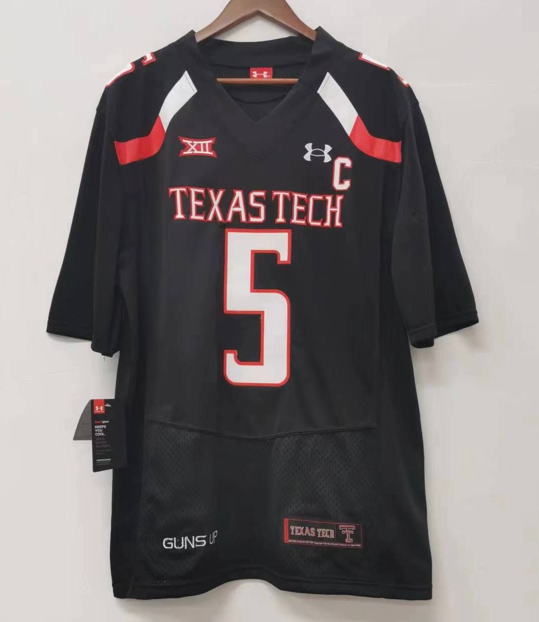 Patrick Mahomes Texas Tech Official NCAA Jersey black product image 4