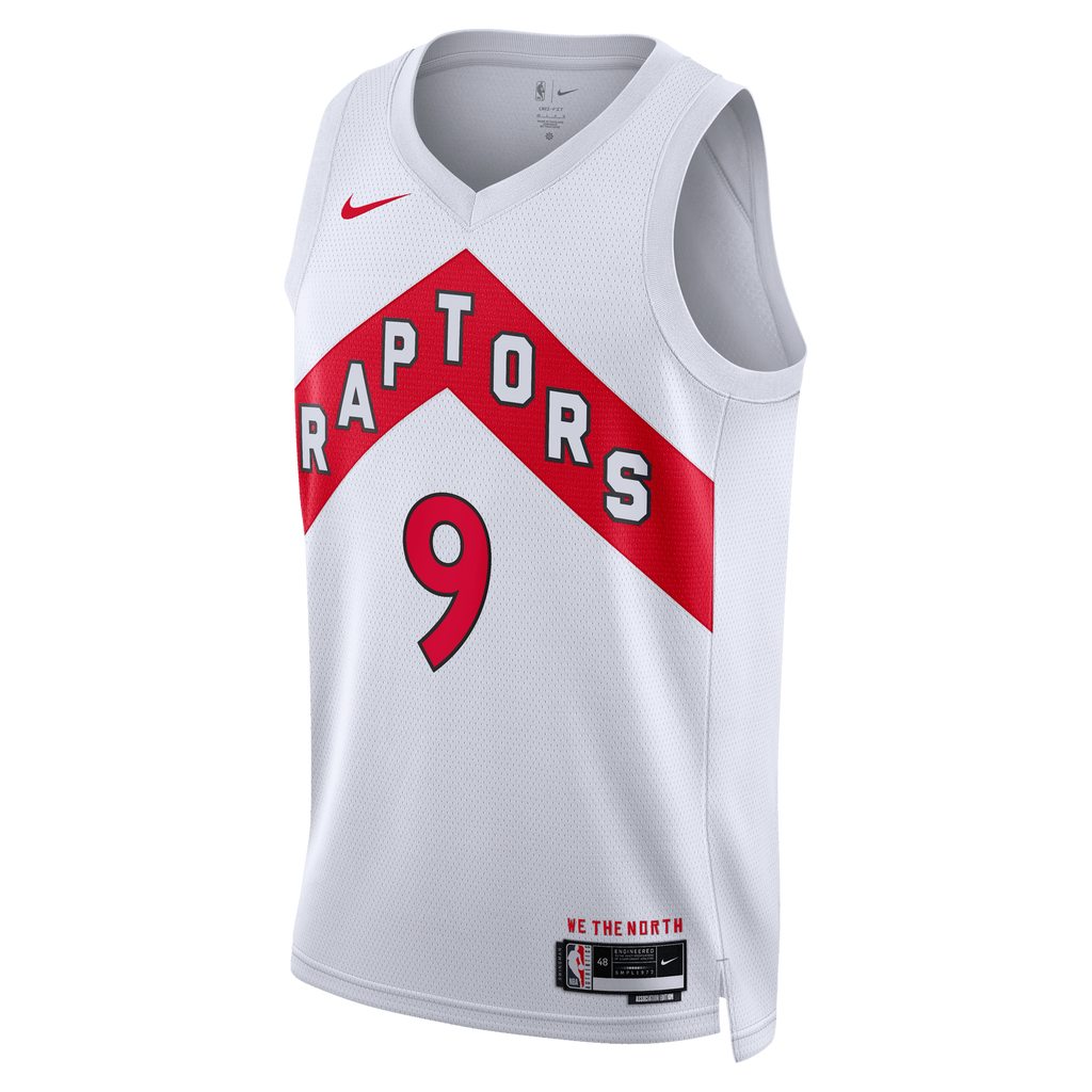 RJ Barrett Toronto Raptors Association Edition Swingman Jersey - White - Unisex product image 3, provided for visual