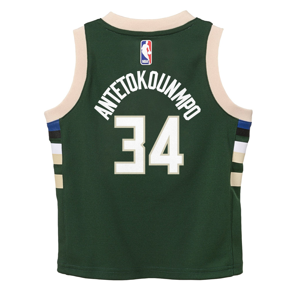 Giannis Antetokounmpo Milwaukee Bucks Replica Icon Jersey - Infant product image 4, provided for visual reference and