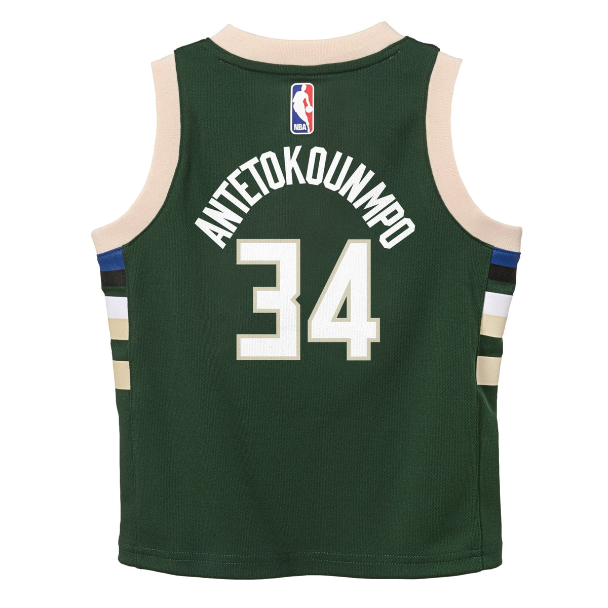 Giannis Antetokounmpo Milwaukee Bucks Replica Icon Jersey - Infant product image 4, provided for visual reference and