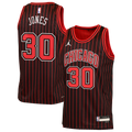 Tre Jones Chicago Bulls Statement Edition Jersey - Black - Youth product image 1, provided for visual reference and product