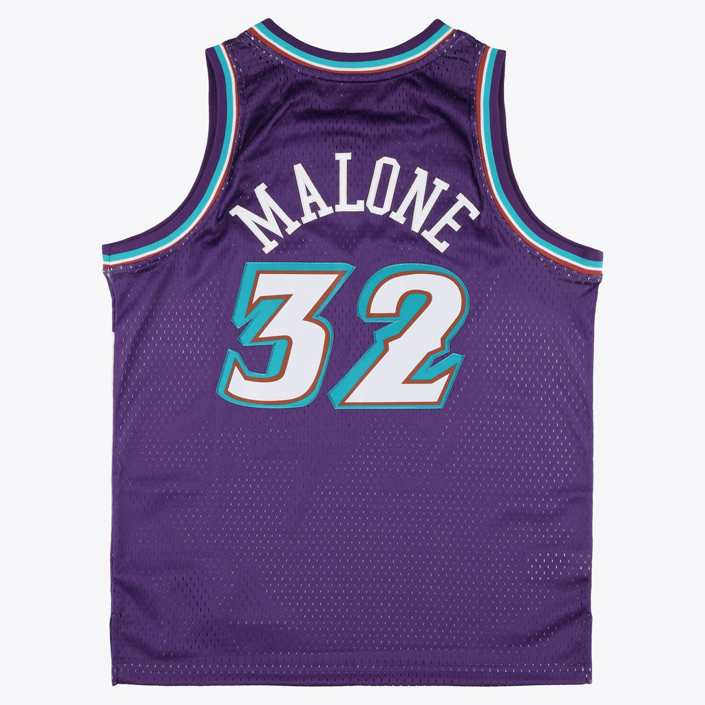 Karl Malone Utah Jazz Swingman Road Jersey - Youth product image 3, provided for visual reference and product detail review