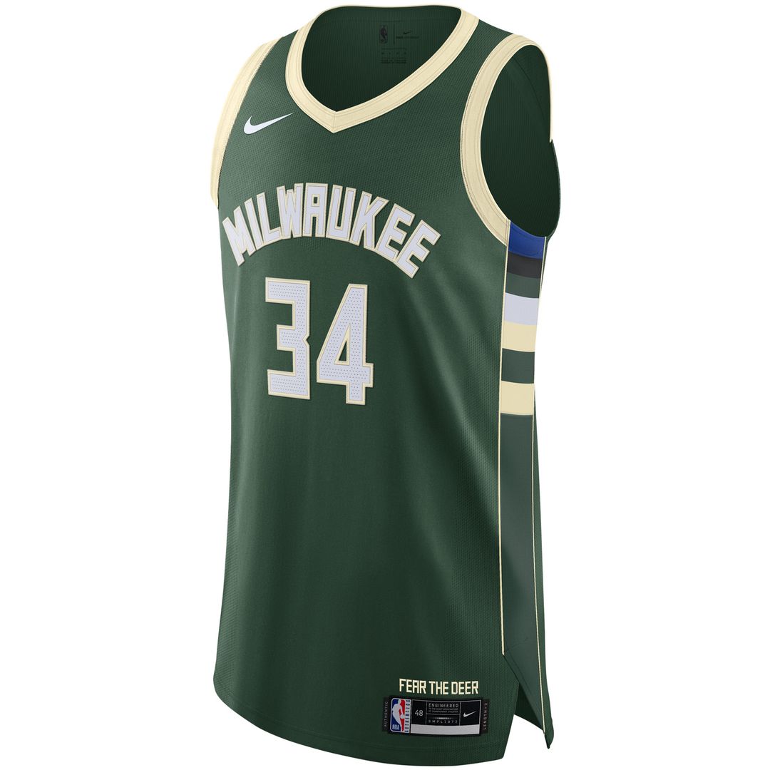 Milwaukee Bucks Giannis Antetokounmpo Nike Authentic Jersey product image 2