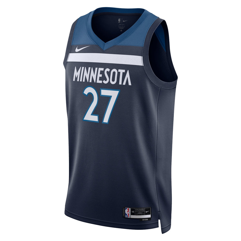 Rudy Gobert Minnesota Timberwolves Icon Edition Swingman Jersey - Navy - Unisex product image 2, provided for visual
