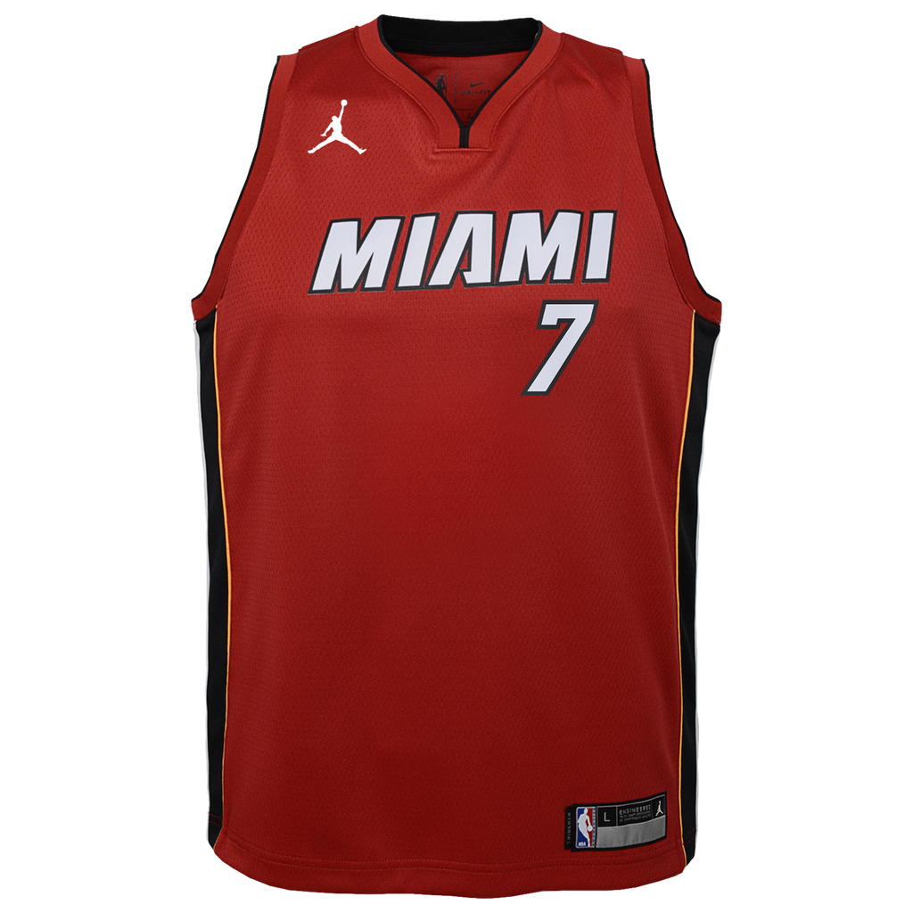 Giannis Antetokounmpo Miami Heat Statement Edition Swingman Jersey - Red - Youth product image 3, provided for visual