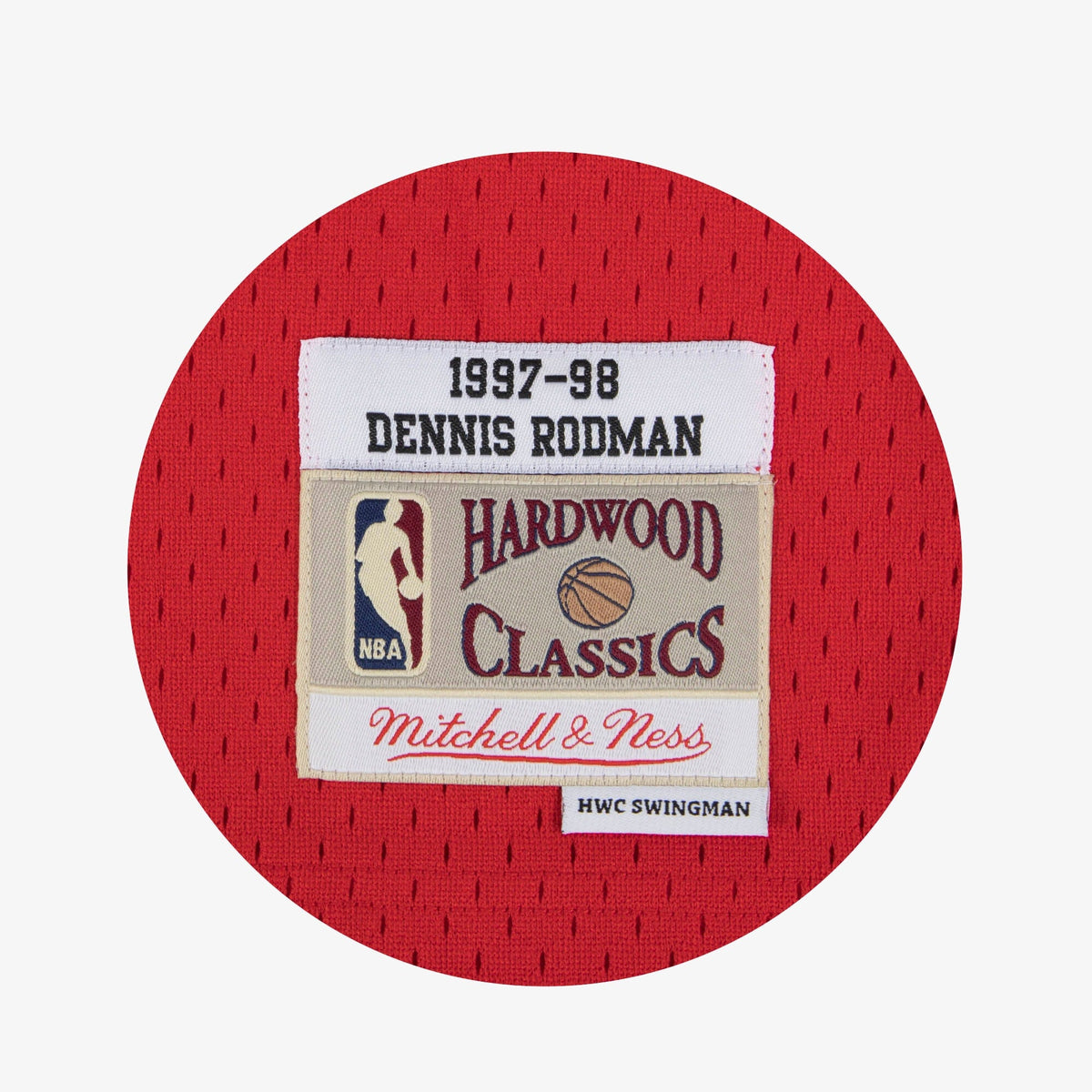 Dennis Rodman Chicago Bulls 1997-98 Swingman Road Jersey product image 4, provided for visual reference and product detail